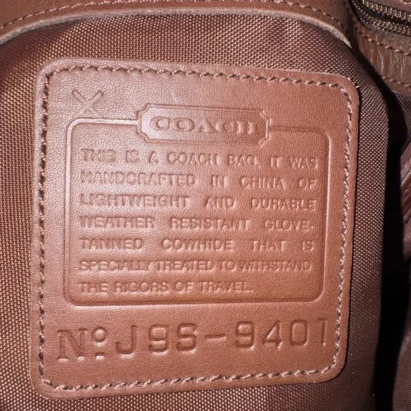 Coach Caramel Leather Tote Bag - Picture 6 of 6